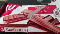 Mängden socker i Gaufrettes - Tablette de chocolat