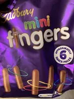 Mängden socker i Mini Fingers Biscuits Bag (6x19.3g)