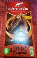 Mängden socker i Chocolat praliné caramel