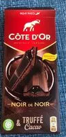 Mängden socker i Noir de noir truffé & cacao