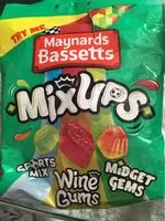 Mängden socker i Mixups