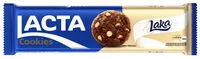Mängden socker i Biscoito Cookie Chocolate Com Gotas De Laka Lacta Pacote 80g