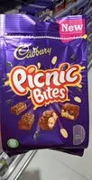 Mängden socker i Cadbury Picnic Bites 110G