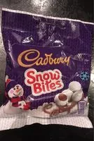 Mängden socker i Cadbury Dairy Milk Snow Bites Chocolate Bag 90G