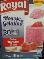 Mängden socker i mousse de gelatina