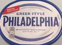 Mängden socker i Philadelphia Greek Style***