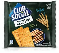 Mängden socker i Pack Biscoito Crostini Original Club Social Pacote 80g 4 Unidades
