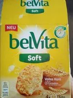 Mängden socker i Belvita Soft,5 céréales complètes