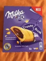 Mängden socker i Milka Crunchy Break
