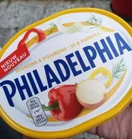 Mängden socker i Philadelphia Oignons & Poivrons