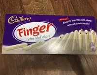 Mängden socker i Finger chocolat blanc