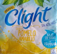 Mängden socker i Jugo en polvo clight pomelo amarillo sin azucares
