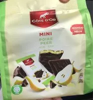 Mängden socker i Mini poire peer