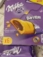 Mängden socker i Barritas de galleta rellenas de chocolate