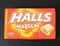 Mängden socker i Halls Maxgum