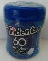 Mängden socker i Chicles 60 min. Pepermint flavour