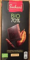 Mängden socker i Zartbitter 70% bio
