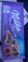 Mängden socker i Milka Oreo Sandwandwich