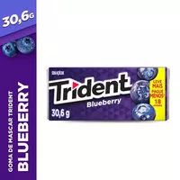 Mängden socker i Goma De Mascar Mirtilo Zero Açúcar Trident Caixa 30,6g 18 Unidades