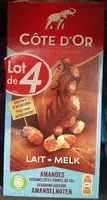 Mängden socker i Lait amandes caramélisées pointe de sel