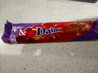 Mängden socker i Milka daim