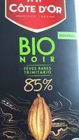 Mängden socker i Chocolat Bio noir 85%