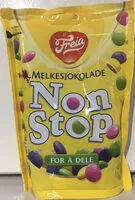 Mängden socker i Melkesjokolade Non Stop for å dele