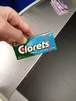 Mängden socker i Chewing-gum clorets 10 mild mint
