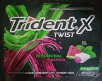 Mängden socker i Trident X twist