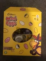Mängden socker i Cadburys mini eggs