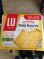 Mängden socker i Véritable petit beurre