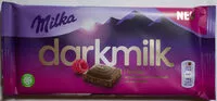 Mängden socker i Milka Darkmilk Himbeer