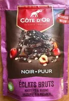 Mängden socker i Éclats bruts noisettes & raisins