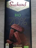 Mängden socker i Chocolat noir bio 70%