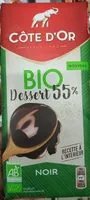 Mängden socker i Chocolat bio dessert 55%