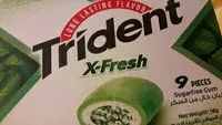 Mängden socker i Trident X-Fresh