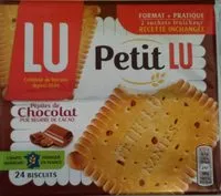 Mängden socker i Petit LU Pépites de Chocolat