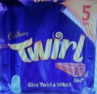 Mängden socker i Twirl Chocolate Bar 5 Pack