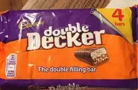 Mängden socker i Cadbury double decker chocolate