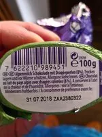 Mängden socker i Milka Schmunzelhase Confetti 100G