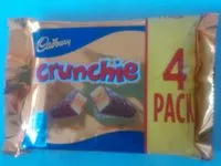 Mängden socker i Crunchie Chocolate Bar 4 Pack