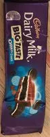 Mängden socker i Cadbury dairy milk chocolate tablet oreo
