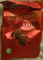 Mängden socker i Bournville giant buttons