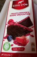 Mängden socker i Noir Fruits rouges
