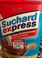 Mängden socker i Suchard express