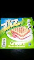 Mängden socker i ZIZ avec Gruyère pour croque