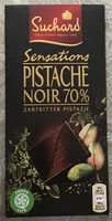 Mängden socker i Sensations pistache noir 70%