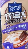 Mängden socker i Max cappucciano aux éclats de milka