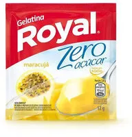 Mängden socker i Gelatina Pó Maracujá Zero Açúcar Royal Pacote 12g