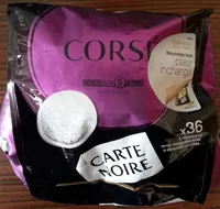Mängden socker i Corsé Café Carte Noir
